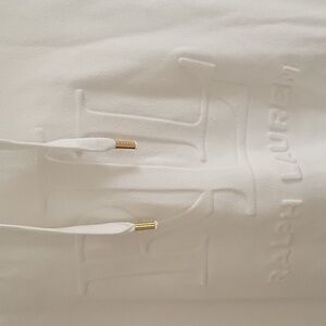 Ralph Lauren White Women's Hooded Sweatshirt Small